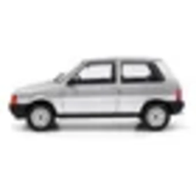 Foto de Miniatura Fiat Uno S 1985 Prata 1:24 California Classics -  RICA EM DETALHES