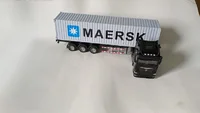 Miniatura de Miniatura Caminhão Maersk MERCEDES Metal , Fricção. Luz E Som 1/50
