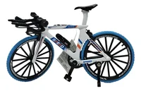 Miniatura de Miniatura de Bicicleta Mountain Bike Sport Speed Branca em Metal