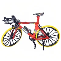 Miniatura de Miniatura de Bicicleta Mountain Bike Sport Speed Branca em Metal