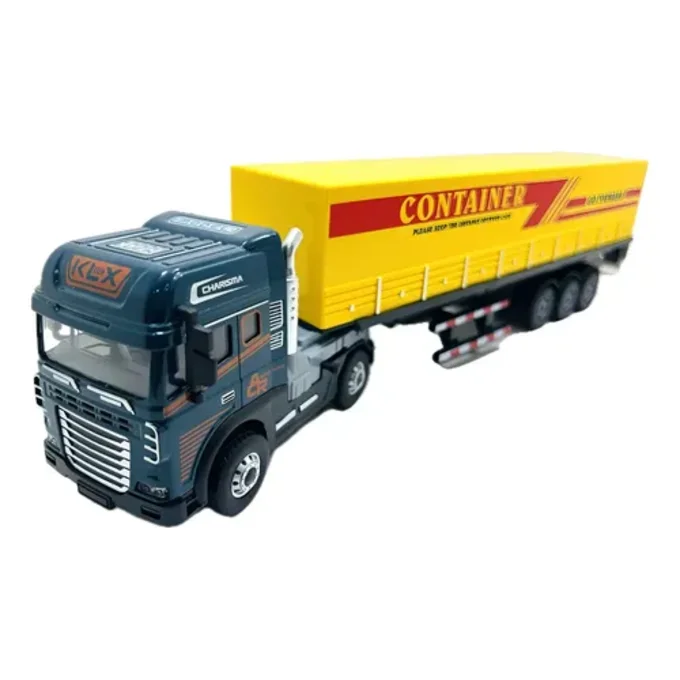Foto de Miniatura Caminhão Carreta , com Luz, Som e Fricção