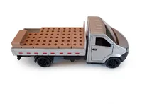 Miniatura de Miniatura Caminhão Iveco Fricção Carroceria com Carga ( Caixas , Tijolos e Blocos )