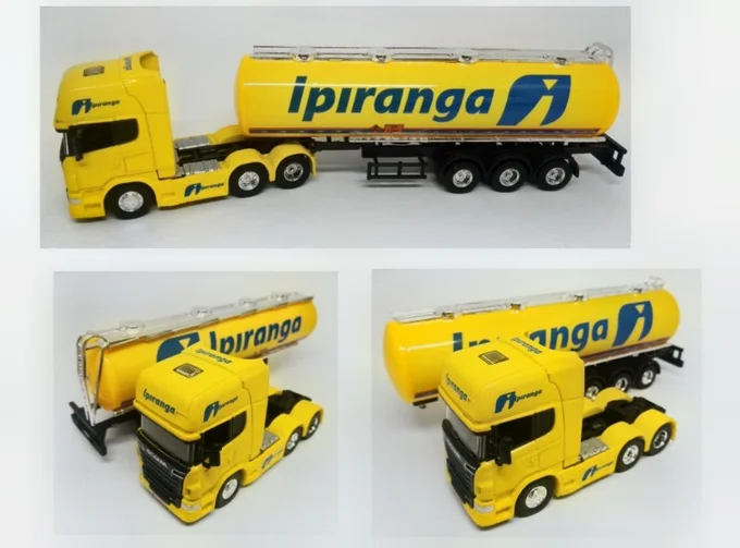 Foto de Miniatura Caminhão Tanque SCANIA Ipiranga