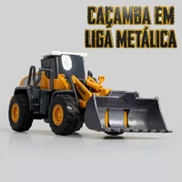 Miniatura de Miniatura Pá Carregadeira Construção Civil Glw 1/55