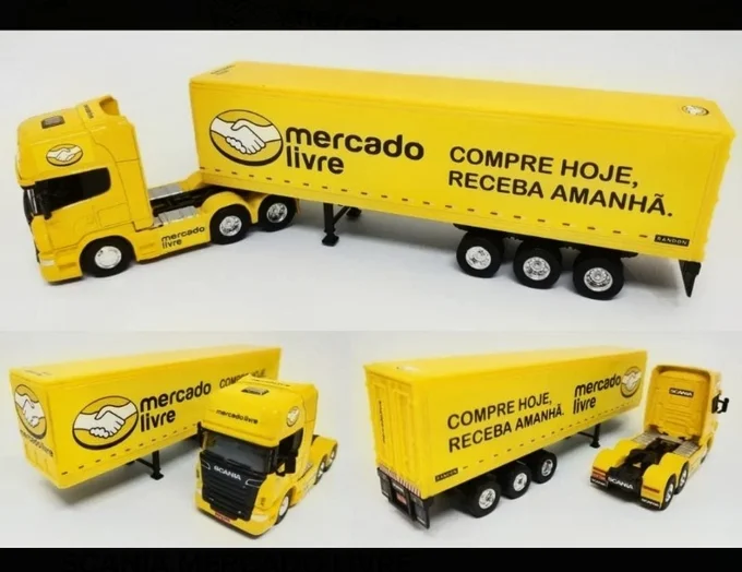 Foto de Miniatura carreta SCANIA Mercado Livre