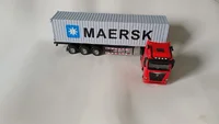 Miniatura de Miniatura Caminhão Maersk MERCEDES Metal , Fricção. Luz E Som 1/50