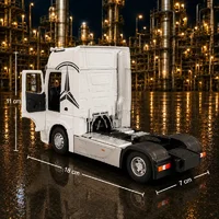 Miniatura de Miniatura Caminhão Mercedes-benz Actros 1:24 Com Luz E Som