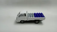 Miniatura de Miniatura Kia Bongo Mini Caminhão Fricção Carrinho Metal E Plástico com Carga ( GÁS PQ )