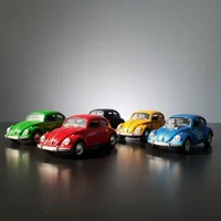 Miniatura de Kit 06 Carrinhos Ferro Fusca Clássico 1/32 Miniatura Coleção