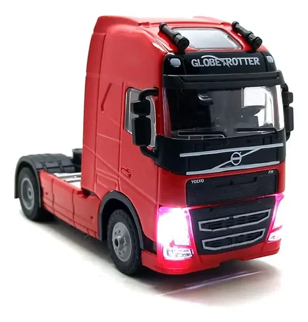 Foto de Miniatura Caminhão VOLVO FH Toco, com Luz, Som e Fricção