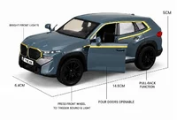 Miniatura de Modelo Bmw XM Na Escala 1/32, com Luz, Son e Fricção