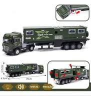 Miniatura de Miniatura Caminhão Trailer Motorhome Luz Som Fricção