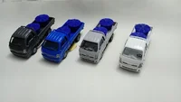 Miniatura de Miniatura Kia Bongo Mini Caminhão Fricção com Carga Caixa Agua.
