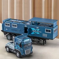 Miniatura de Miniatura Caminhão Motorhome com Luz , Som e Fricção