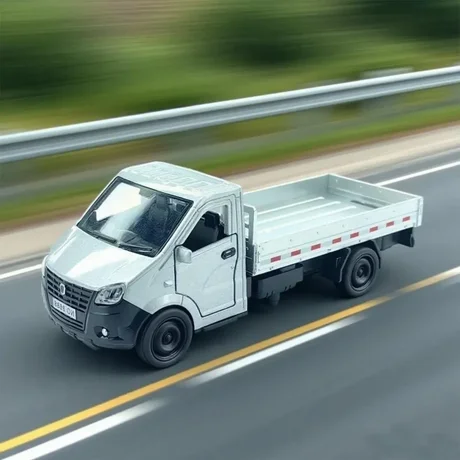 Foto de Miniatura Caminhão Iveco Fricção Carroceria Aberta 1:36