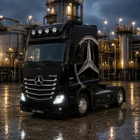 Miniatura de Miniatura Caminhão Mercedes-benz Actros 1:24 Com Luz E Som