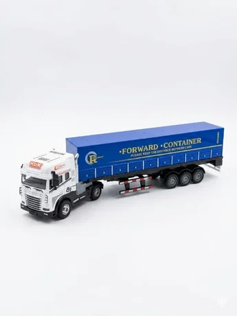 Foto de Miniatura Caminhão Container , com Luz, Som e Fricção