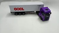 Miniatura de Miniatura Caminhão Diecast SCANIA com Contêiner OOCL , Fricção, Som E Luz