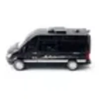 Miniatura de Miniatura Sprinter Mercedes Benz Passageiro Metal Esc 1:32 Fricção , Luz e Som
