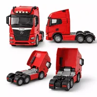 Miniatura de Miniatura Caminhão MERCEDES ACTROC Trucado, com Luz, Som e Fricção