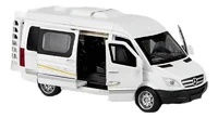 Miniatura de Miniatura Sprinter Mercedes Benz Passageiro Metal Esc 1:32 Fricção , Luz e Som