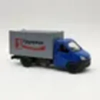 Miniatura de Miniatura Caminhão Iveco Fricção Carroceria Fechada 1:36