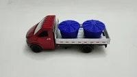 Miniatura de Miniatura Caminhão Iveco Fricção Carroceria carga ( CAIXAS DE ÁGUA )