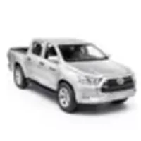 Miniatura de Miniatura Hilux Srx 1:36 Metal Fricção Farol Led Porta Abre