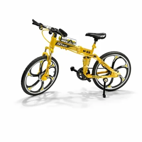 Foto de Miniatura Bicicleta Star 19cm – Metal Resistente e Rodas de Borracha