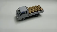 Miniatura de Miniatura Kia Bongo Mini Caminhão Fricção Carrinho Metal E Plástico com Carga de Gás Dourado
