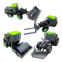 Miniatura de Miniatura Brinquedo Maquina De Construcao Metal Escala 1:55