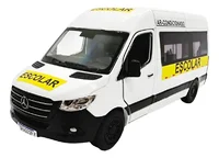 Miniatura de Miniatura Van MERCEDES SPRINTER Escolar 1:48, Fricção