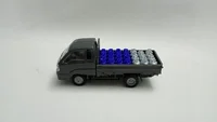 Miniatura de Miniatura Kia Bongo Mini Caminhão Fricção Carrinho Metal E Plástico com Carga ( GÁS PQ )