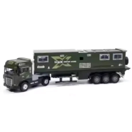 Foto de Miniatura Caminhão Trailer Motorhome Luz Som Fricção