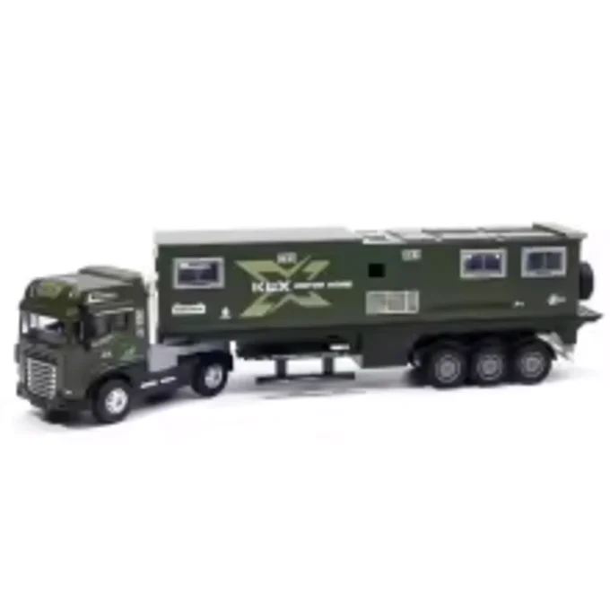 Foto de Miniatura Caminhão Trailer Motorhome Luz Som Fricção
