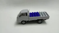 Miniatura de Miniatura Kia Bongo Mini Caminhão Fricção Carrinho Metal E Plástico com Carga ( GÁS PQ )