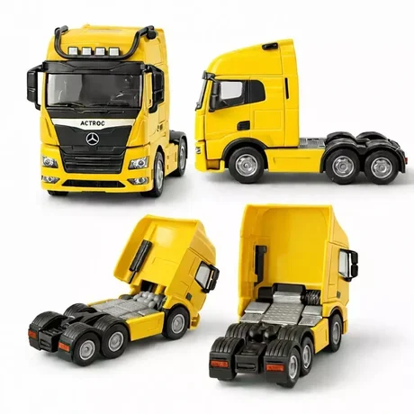 Foto de Miniatura Caminhão MERCEDES ACTROC Trucado, com Luz, Som e Fricção