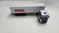 Miniatura de Miniatura Caminhão Diecast SCANIA com Contêiner OOCL , Fricção, Som E Luz