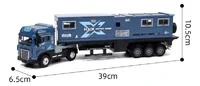 Miniatura de Miniatura Caminhão Motorhome com Luz , Som e Fricção