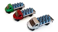 Miniatura de Miniatura Caminhão Iveco Fricção Carroceria com Carga ( GÁS )