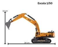 Miniatura de Miniatura Escavadeira Hidráulica Glw Articulável Real 1:50