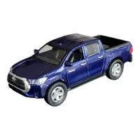 Miniatura de Miniatura Hilux Srx 1:36 Metal Fricção Farol Led Porta Abre