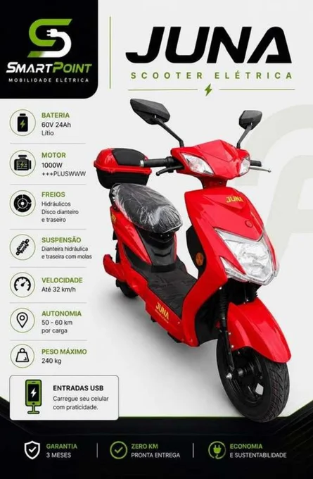 Foto de Moto Elétrica Juna