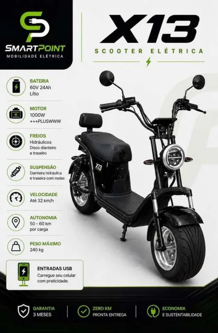 Foto de Moto Eletrica X13