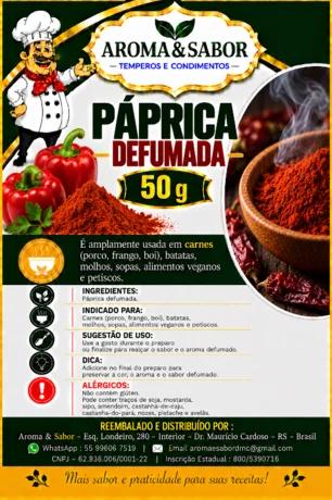 Foto de 16.116 - Páprica Defumada 50 gr