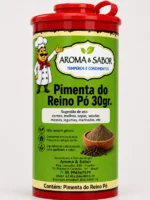 Miniatura de 01.34- Pimenta preta moída premium 30g - Pote Vermelho