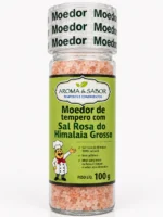 Miniatura de 05.39- Moedor de tempero com sal rosa do himalaia grosso 100g