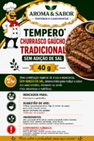 Miniatura de 07.85- *Tempero* Churrasco Gaúcho Tradicional