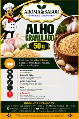 Foto de 13.113 - Alho Granulada 50 gr