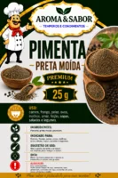 Miniatura de 01.43- Pimenta preta moída premium 25g